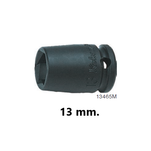 SKI - สกี จำหน่ายสินค้าหลากหลาย และคุณภาพดี | KOKEN 13465M ลูกบ๊อกลมหามุม 3/8นิ้ว- 13mm.